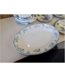 GRAND PLAT DE SERVICE OVALE SAINT AMAND