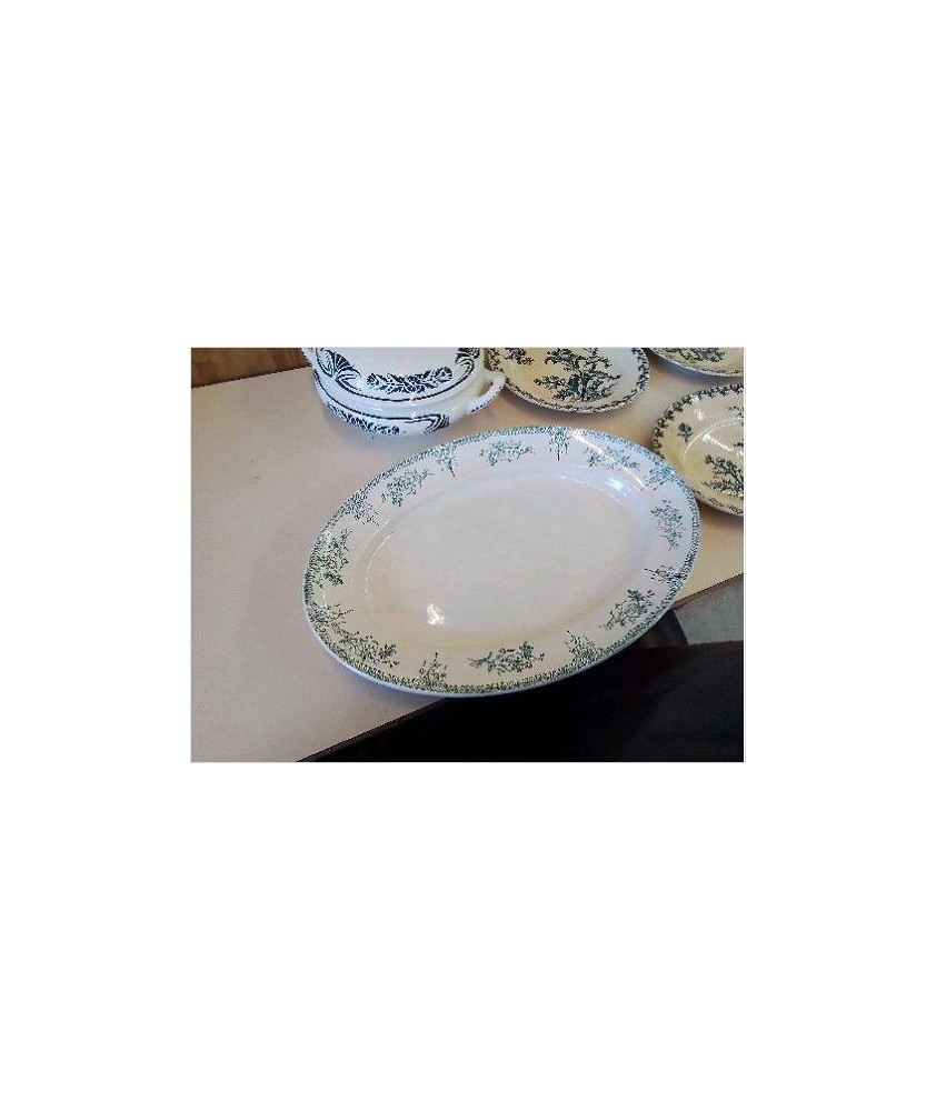 GRAND PLAT DE SERVICE OVALE SAINT AMAND