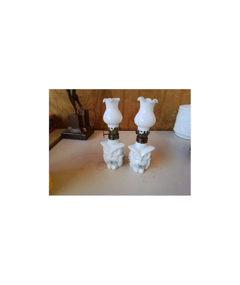 MINI LAMPE A HUILE CHOUETTE