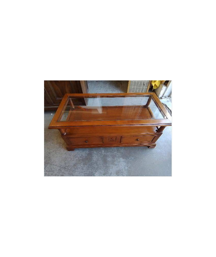 TABLE BASSE EN MERISIER 