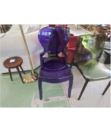 CHAISE EN PLEXI VIOLET 