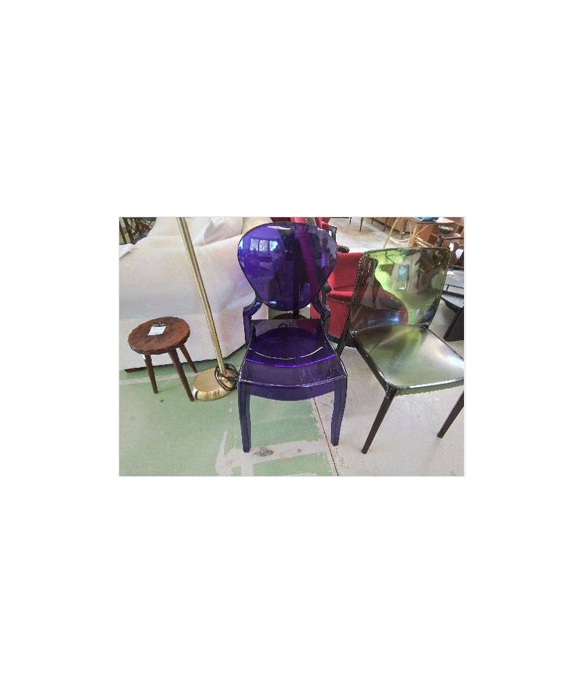 CHAISE EN PLEXI VIOLET 