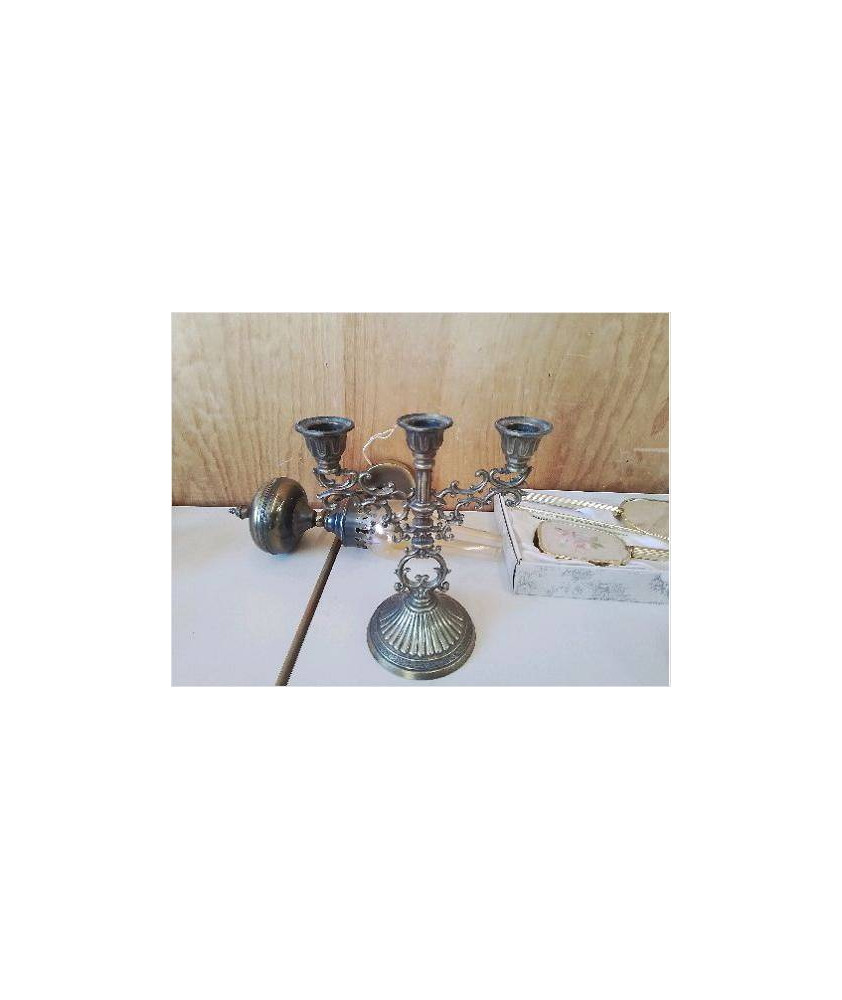 CHANDELIER EN LAITON 