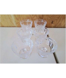 LOT DE 6 COUPES À GLACE 