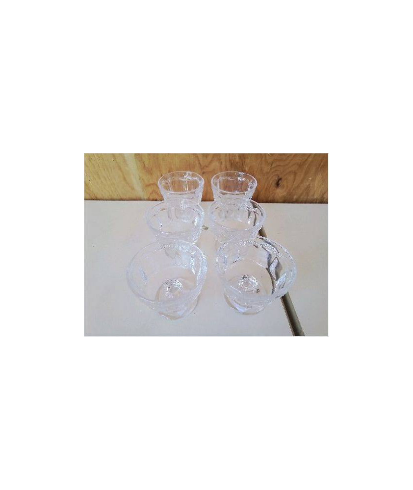 LOT DE 6 COUPES À GLACE 