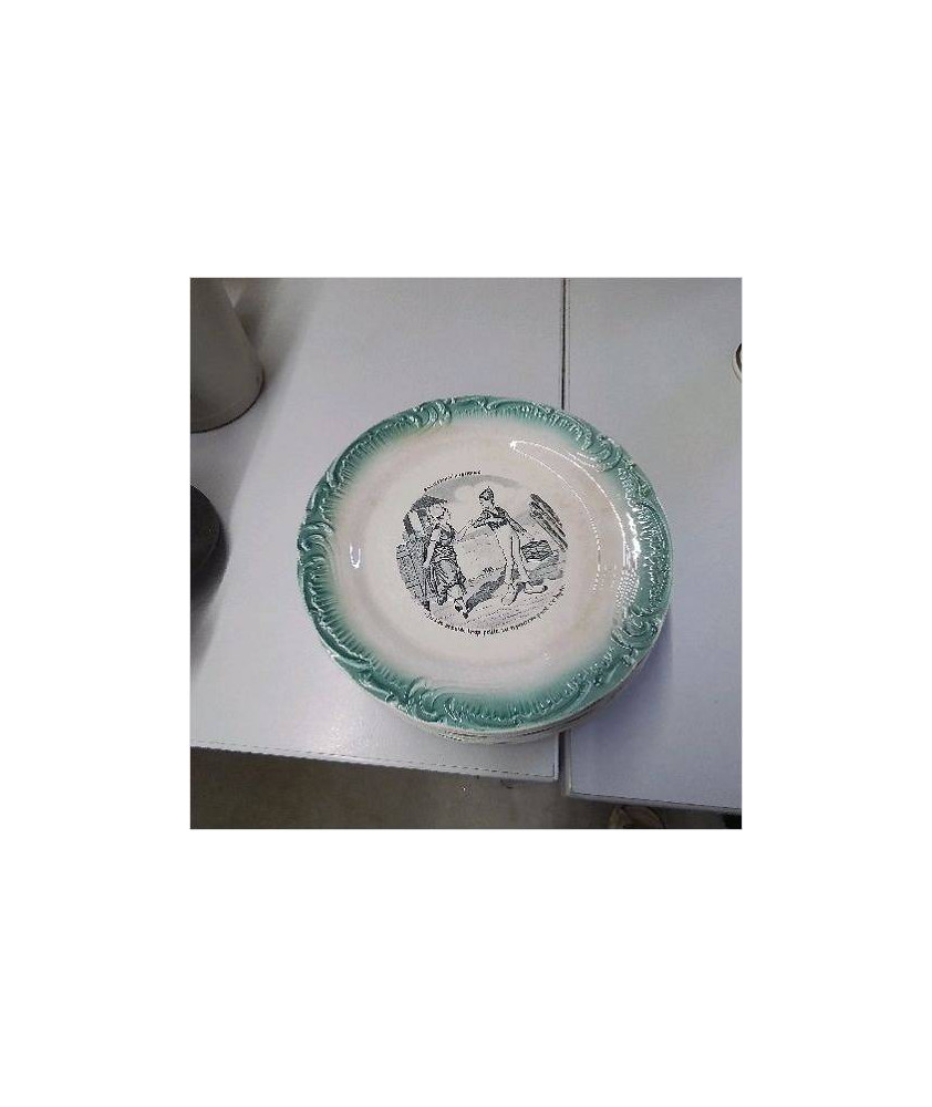 ASSIETTES PARLANTES GIEN X7