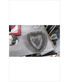 PANIER COEUR FER