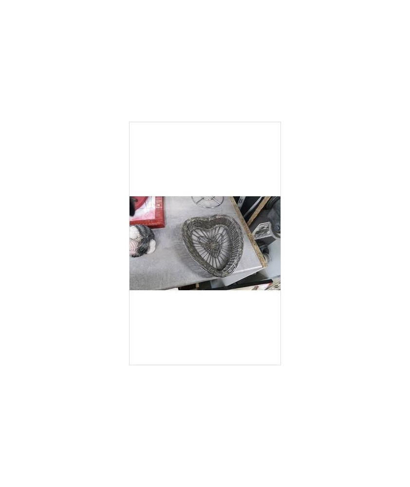 PANIER COEUR FER