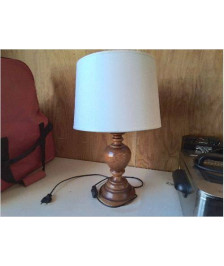 LAMPE PIED BOIS 