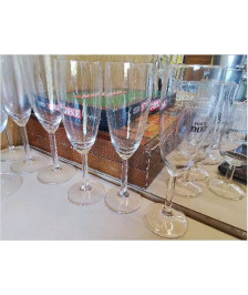 LOT DE 3 FLUTE A CHAMPAGNE 