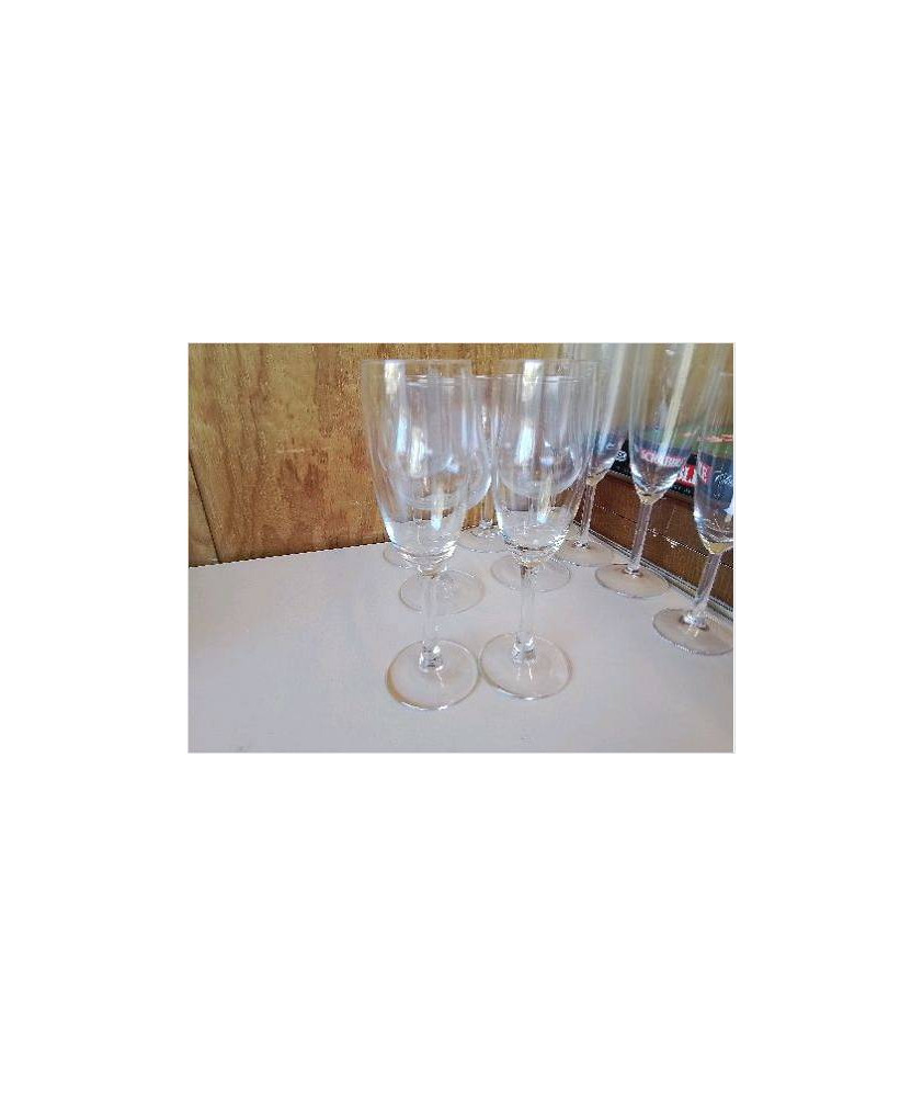 LOT DE 2 FLUTES A CHAMPAGNE 