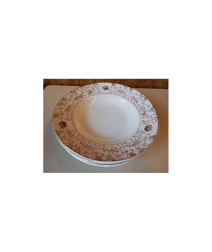 LOT DE 5 ASSIETTES CREUSES 