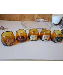 LOT DE 5 VERRES A BRANDY