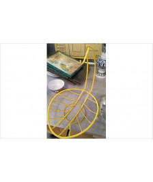 CORBEILLE A FRUITS VINTAGE JAUNE