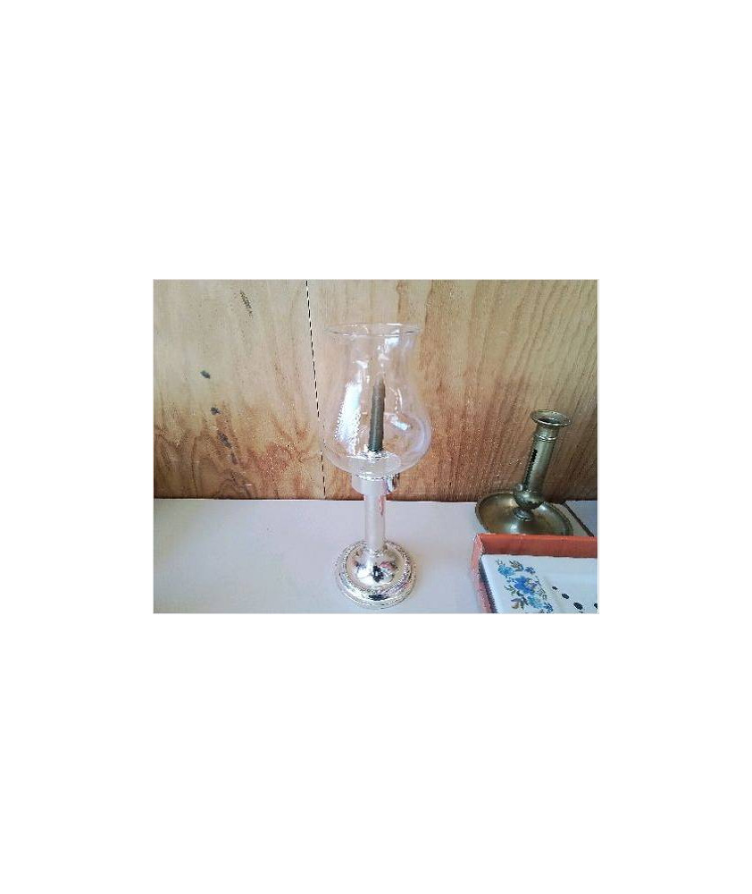 BOUGEOIR COUPE EN VERRE 