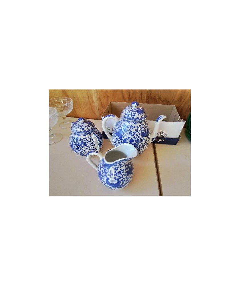 PORCELAINE JAPONNAISE BLEU 