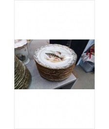 ASSIETTES A POISSON X12