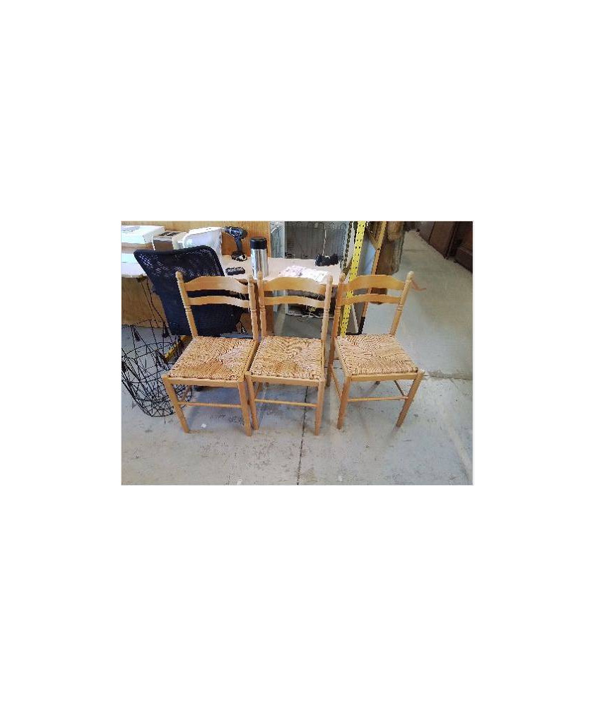 CHAISE PAILLÉE 