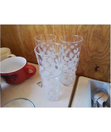 LOT DE 6 VERRE À JUS 