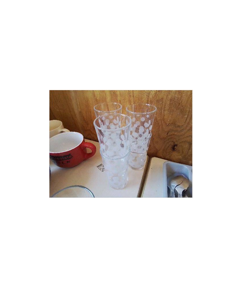 LOT DE 6 VERRE À JUS 
