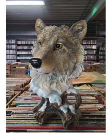 DECO LOUP RESINE