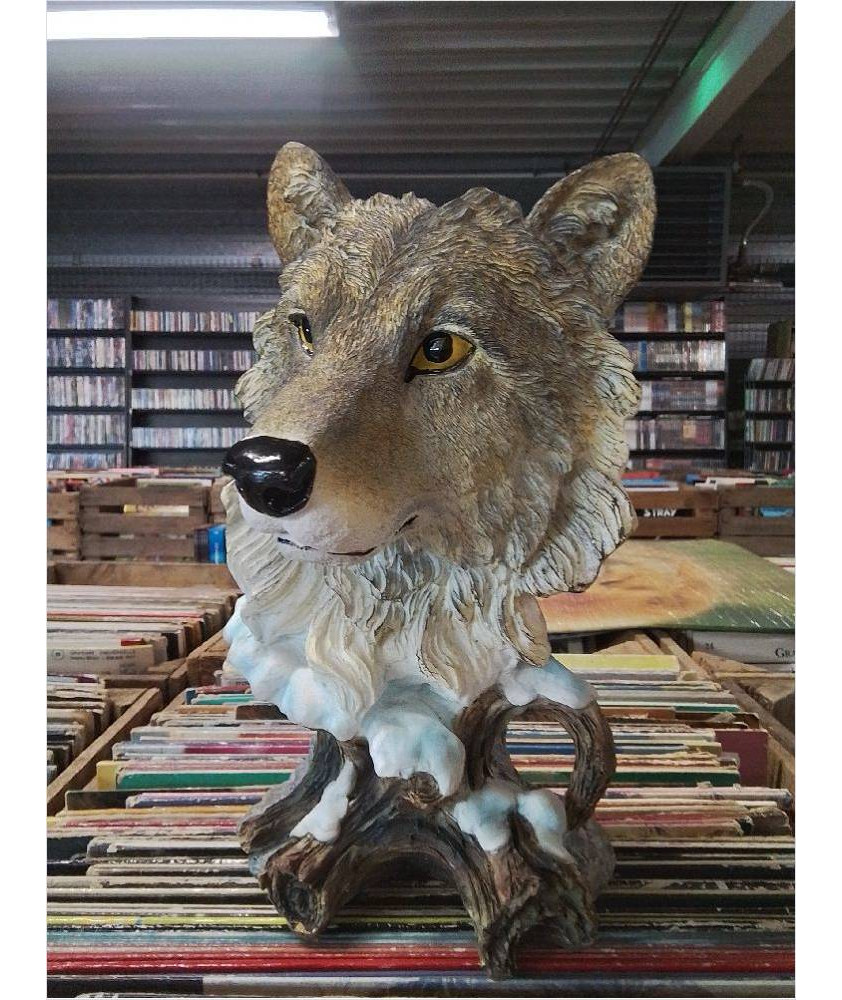 DECO LOUP RESINE