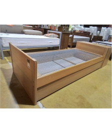 LIT COFFRE + SOMMIER 90