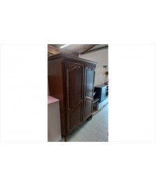 ARMOIRE 2 PORTES CHENE FONCE