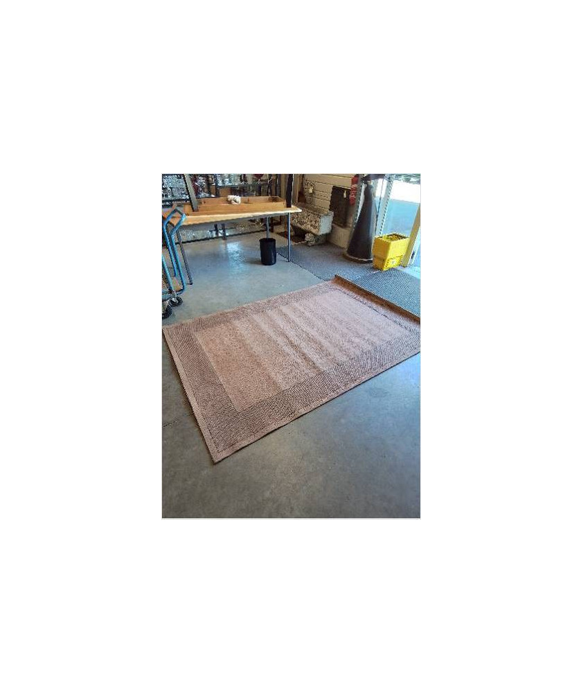 TAPIS LAINE CHOCOLAT 157X230