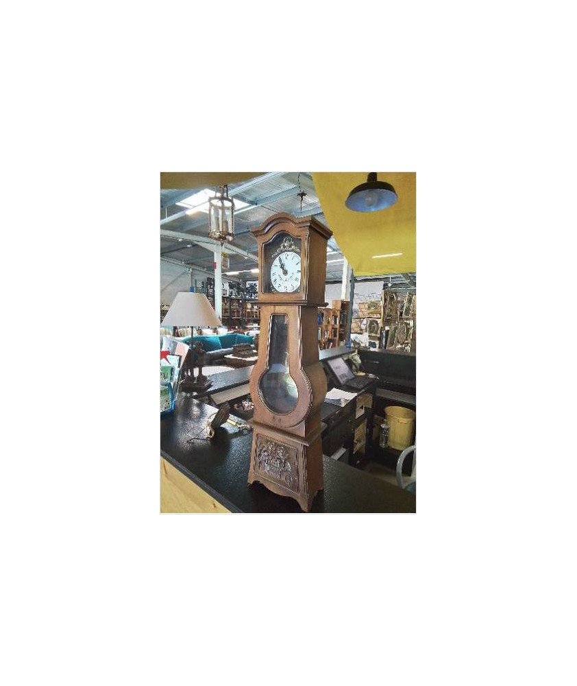 HORLOGE MINIATURE BOIS SCULPTÉ LA PENDULINE PAR SERAMM