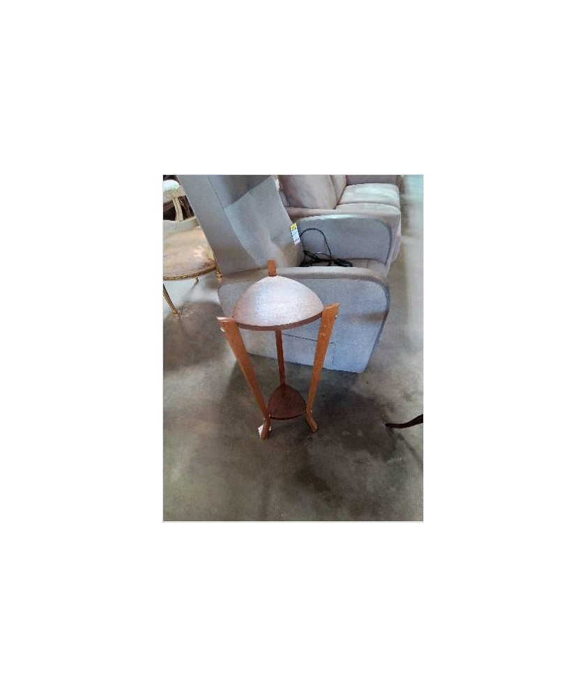 SELLETTE TECK  2 NIVEAUX BOIS CLAIR ANNÉES 60