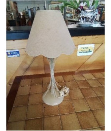LAMPE MÉTAL TAUPE AJ TAUPE