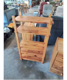 ÉTAGÈRE PIN 5 TABLETTES 