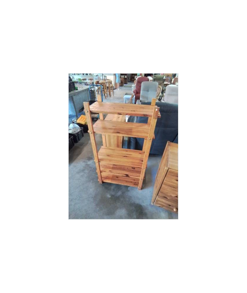 ÉTAGÈRE PIN 5 TABLETTES 