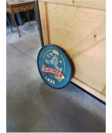 PLAQUE PUBLICITAIRE BOIS SCHOONER LAGER CANADA 