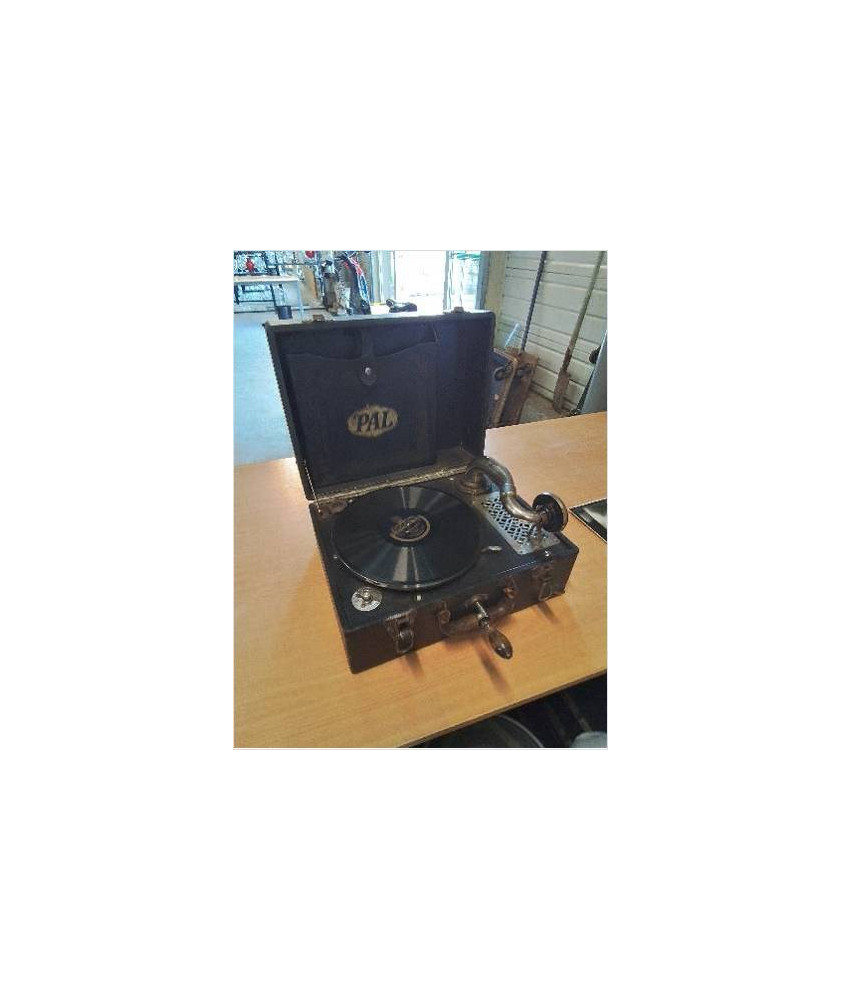 GRAMOPHONE DE VOYAGE PAL SUPREME DÉBUT XXE 