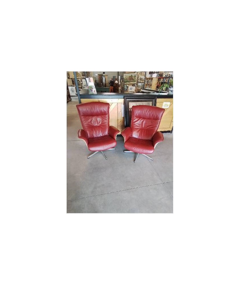 FAUTEUIL RELAX PRIME CUIR ROUGE DESIGN JAHN AAMODT EDITION CONFORM SUEDE FAUTEUIL RELAX PRIME CUIR ROUGE DESIGN JAHN AAMODT EDITION CONFORM SUEDE