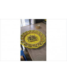 PLAT DECO JAUNE 