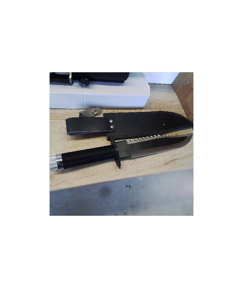 313 COUTEAU RAMBO ETUI CUIR 