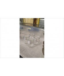 POTS VERRE X4