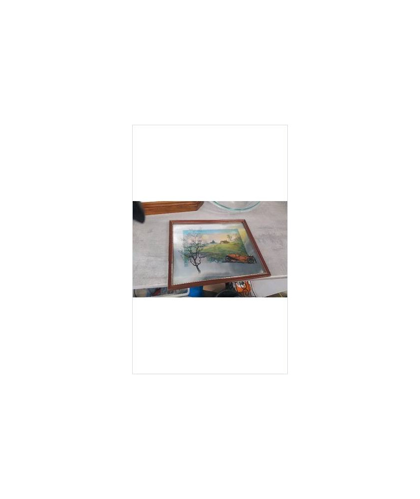 CADRE PAYSAGE VOITURE 