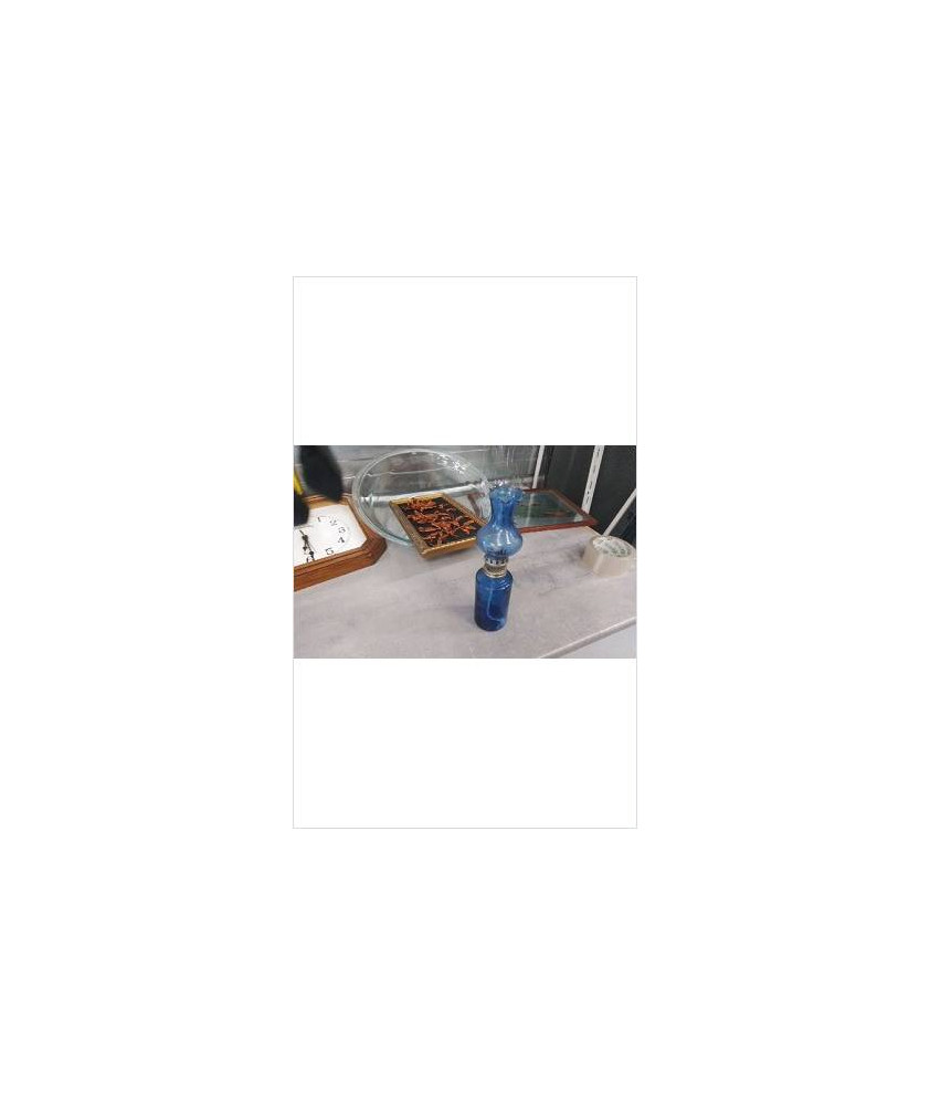 LAMPE A HUILE PM BLEU 