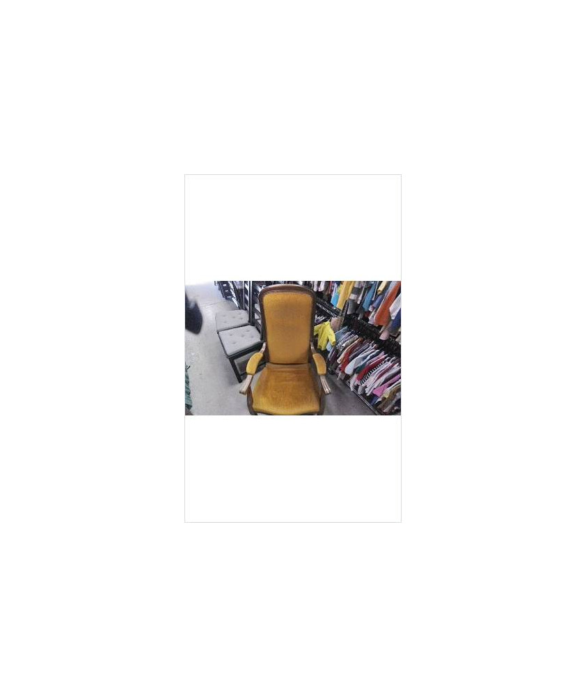 FAUTEUIL VOLTAIRE JAUNE