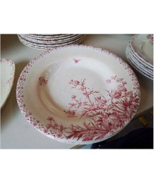 LOT DE 3 ASSIETTES TERRE DE FER
