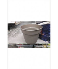 POT PLASTIQUE TAUPE
