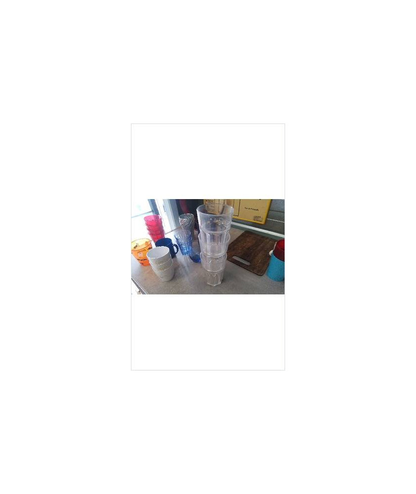 VERRE GM PLASTIQUE X3