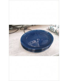 ASSIETTE BLEUE VERRE LE LOT