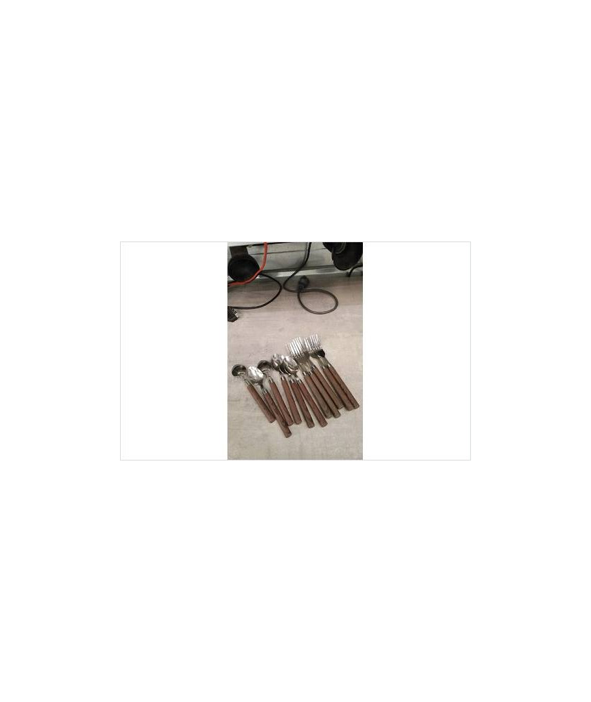FOURCHETTE / PETITE CUILLERE MARRON LE LOT