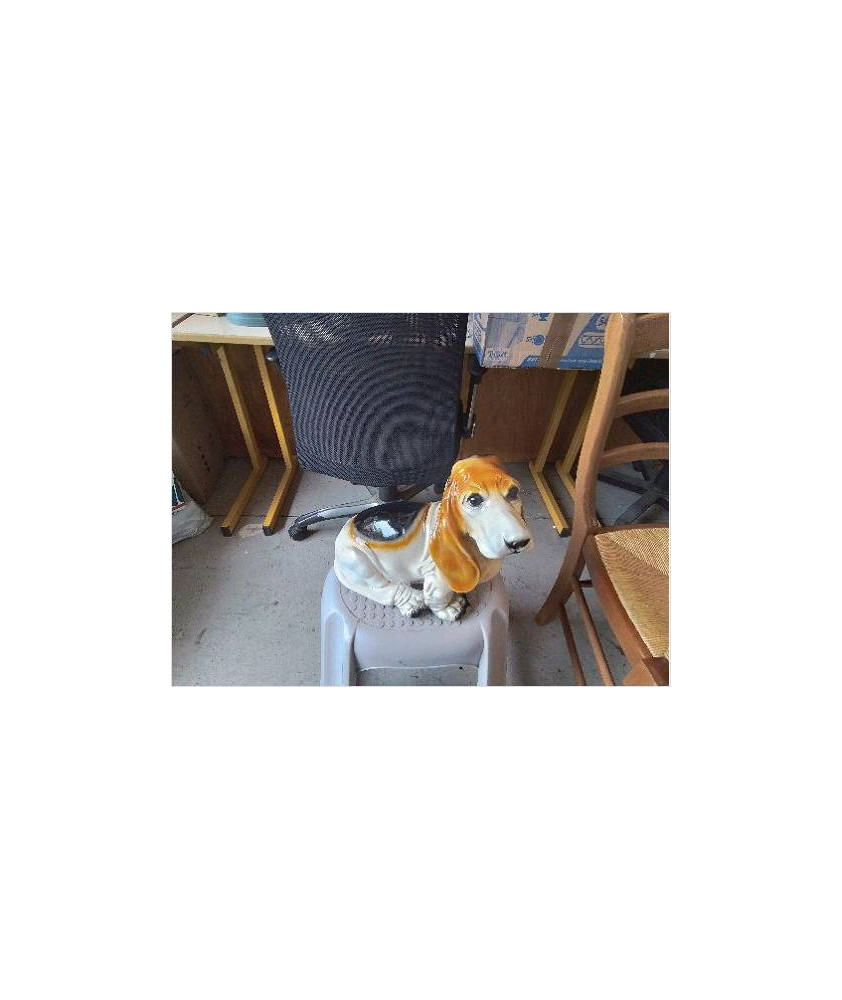 CHIEN BASSET DECO 