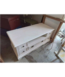 MEUBLE TV RELOUKER BLANC